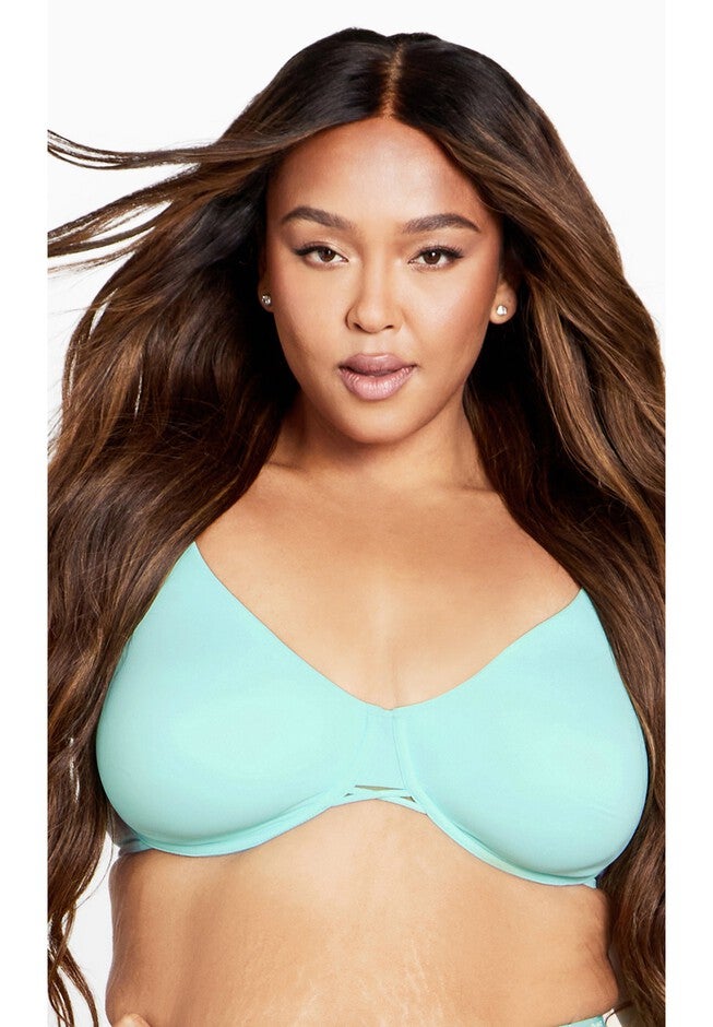 Fashion Smooth Back Bra, AQUA SPLASH, hi-res image number 0