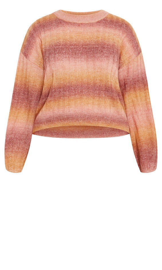 Shay Sweater - amber, ORANGE, alternate image number 4