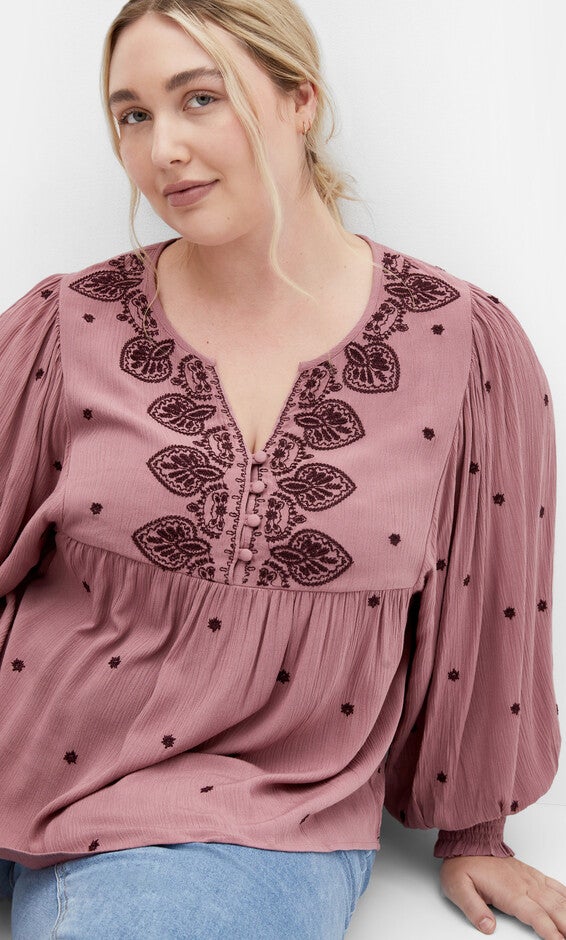 Amalie Top - amethyst, PURPLE, hi-res image number null