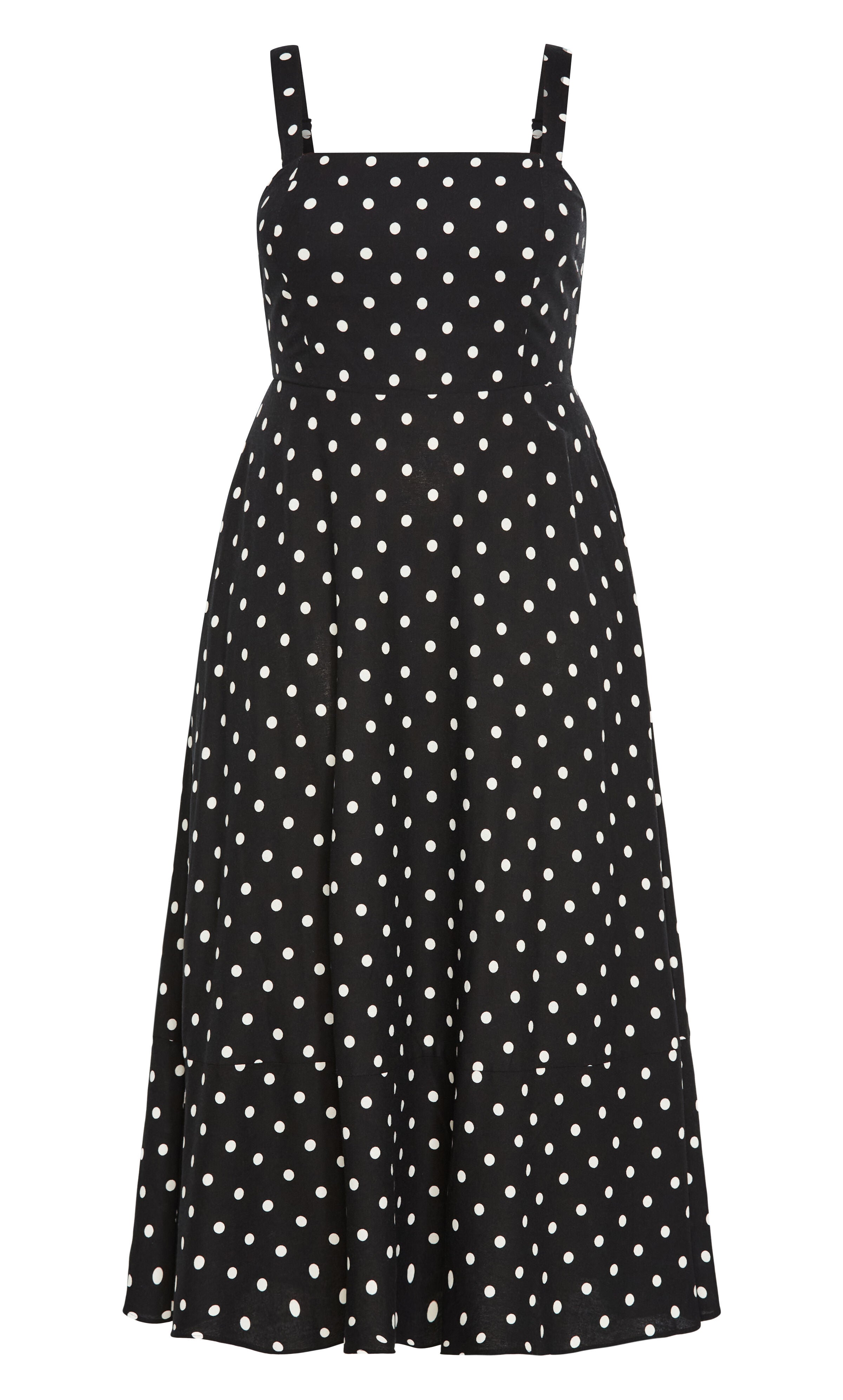 Collins Print Maxi Dress - black, BLACK, alternate image number 4