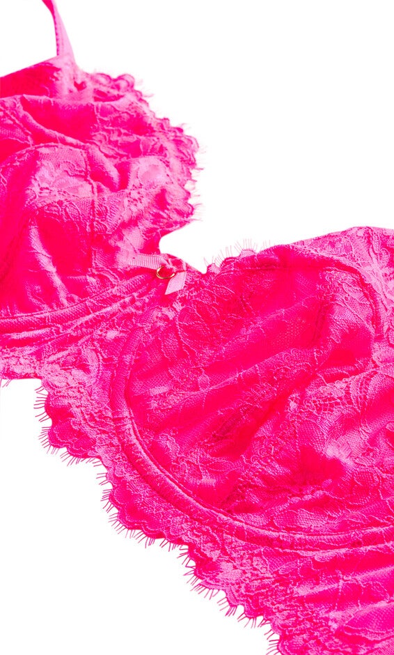 Lara Underwire Bra - hot pink, PINK, alternate image number 5