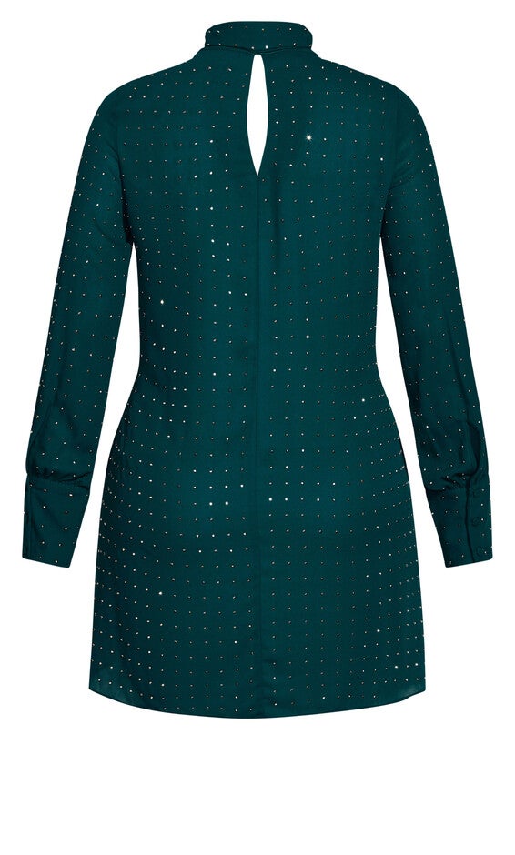 Nailhead Tunic - emerald, EMERALD, alternate image number null