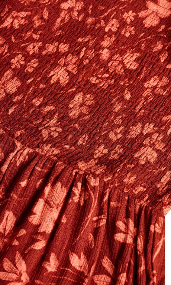 Kaylee Print Maxi Dress - rust, ORANGE, alternate image number 5