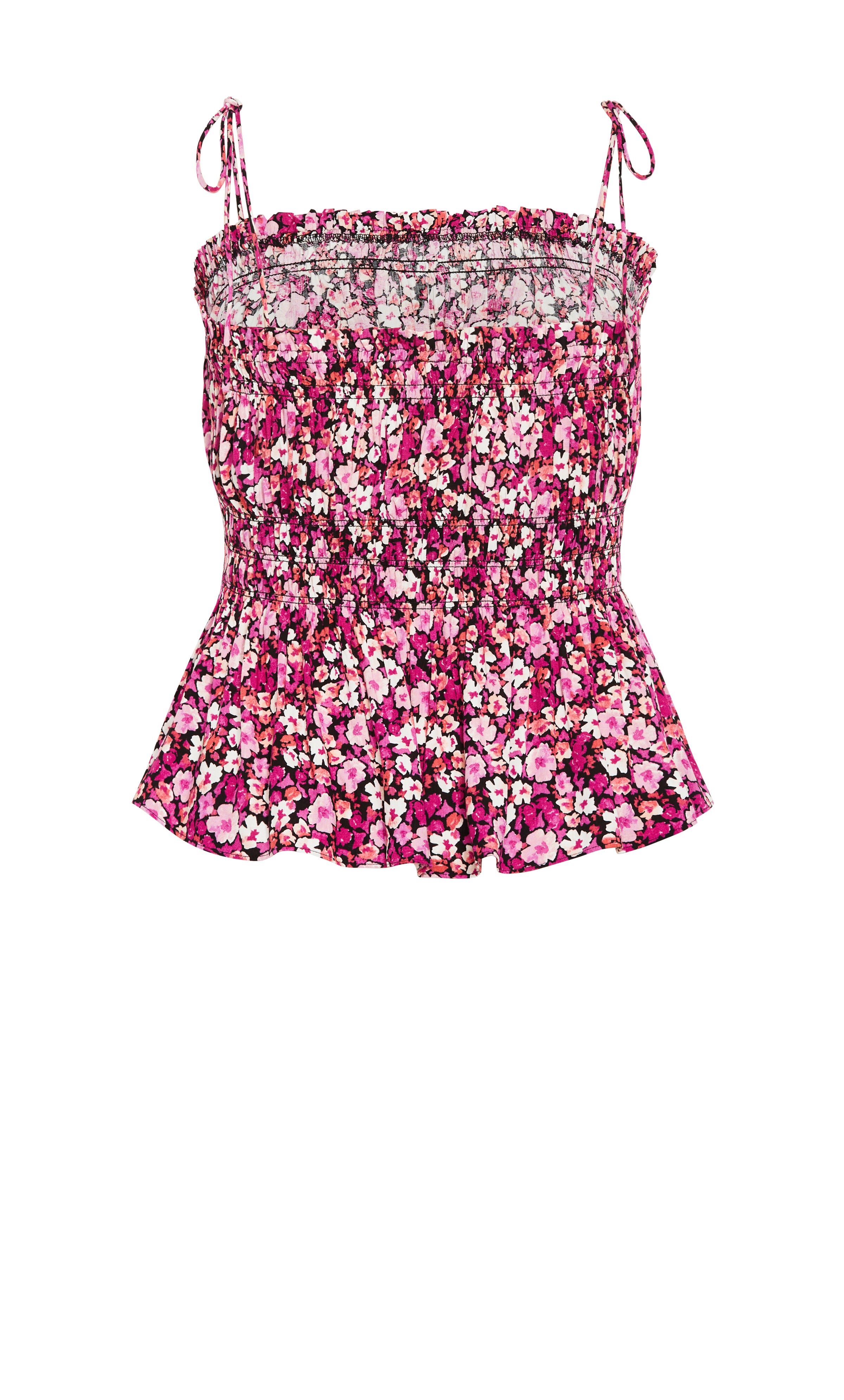 Lyla Print Top - pink, PINK, alternate image number 4
