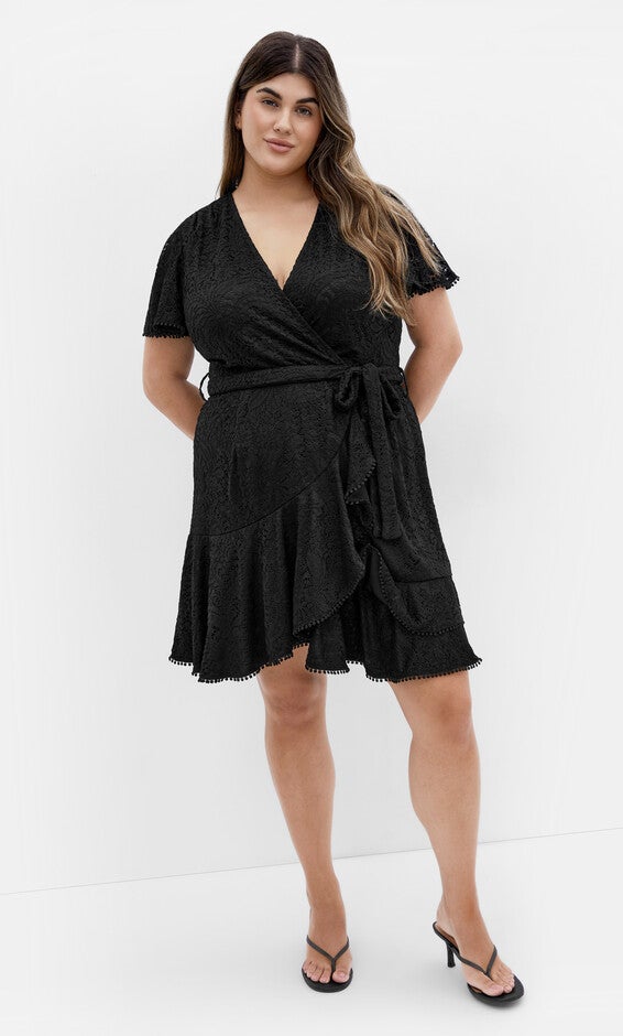 Sweet Lace Dress - black, BLACK, hi-res image number null