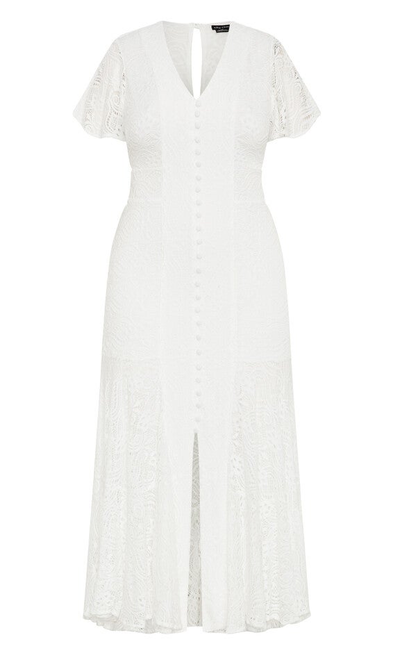Christa Lace Dress - ivory, IVORY, alternate image number 3
