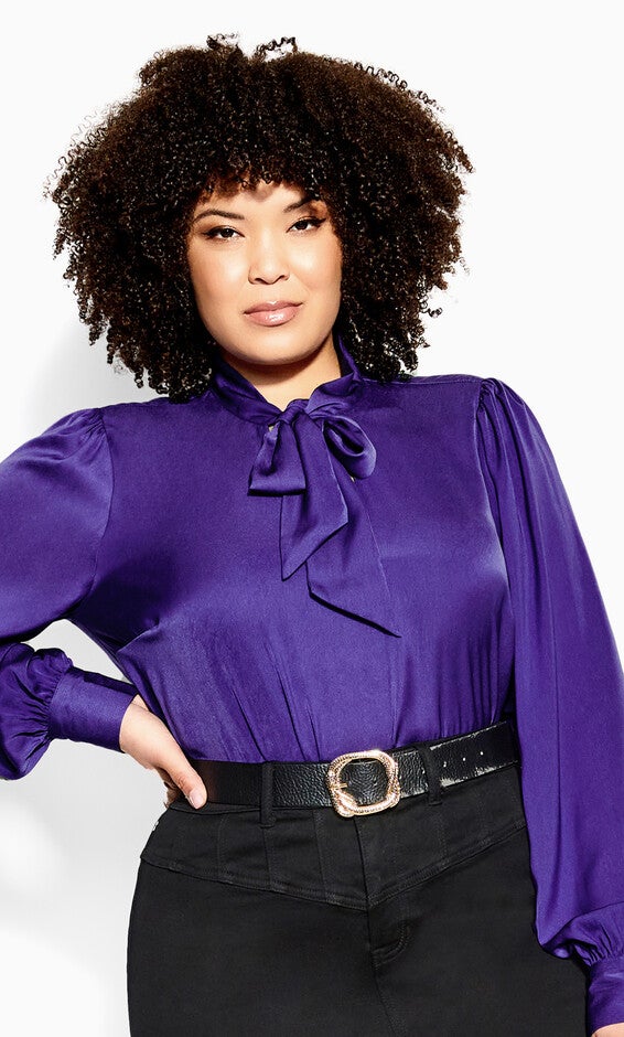In Awe Top - royal purple, PURPLE, hi-res image number null