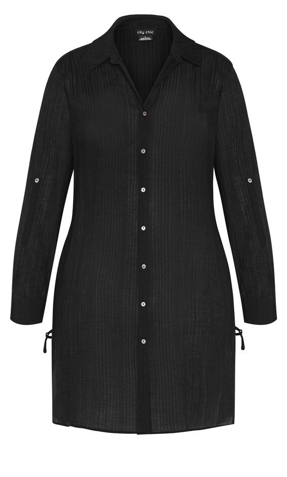 Maci Shirt - black, BLACK, alternate image number null