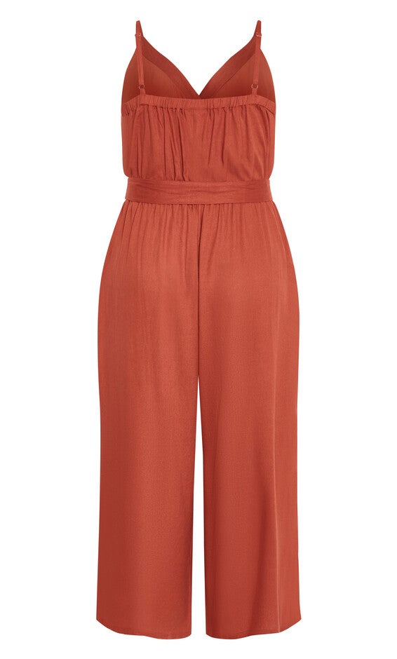 Lina Jumpsuit - clay, ORANGE, alternate image number 5