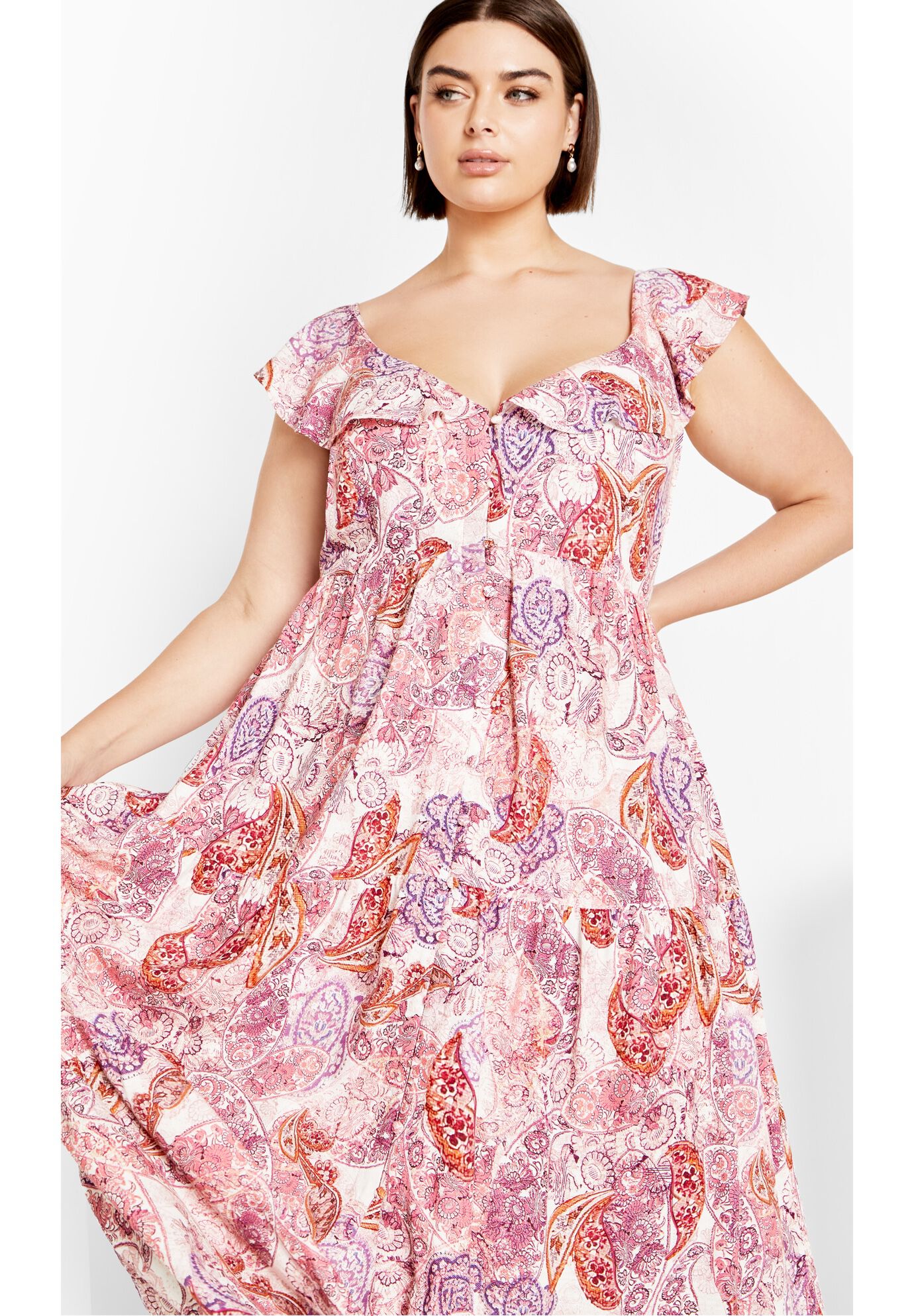 Blushing Beauty Maxi Dress - blush, BLUSH, on-hover image number 1