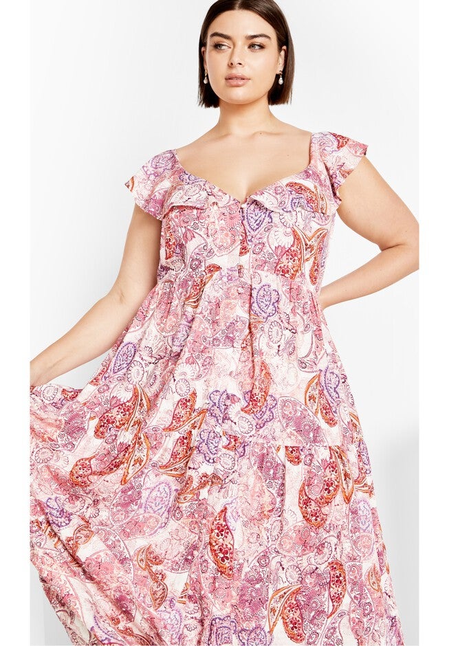 Blushing Beauty Maxi Dress - blush, BLUSH, on-hover image number 1