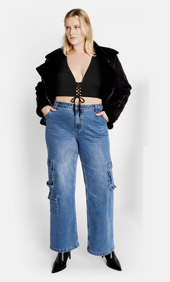 Baylee Top - black, BLACK, alternate image number 1