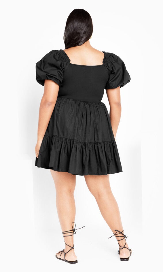Poppie Dress - black, BLACK, alternate image number 3