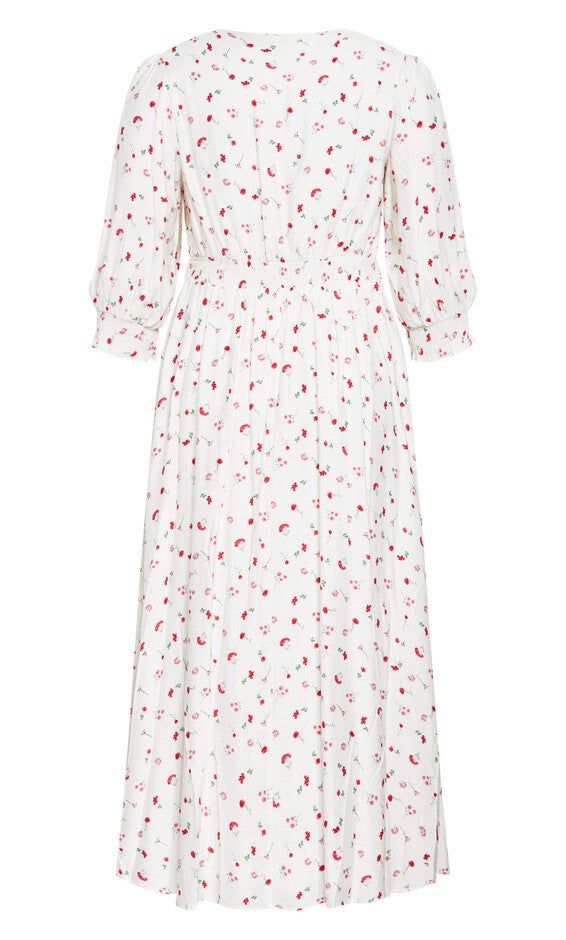 Jolene Print Maxi Dress - ivory, WHITE, alternate image number null