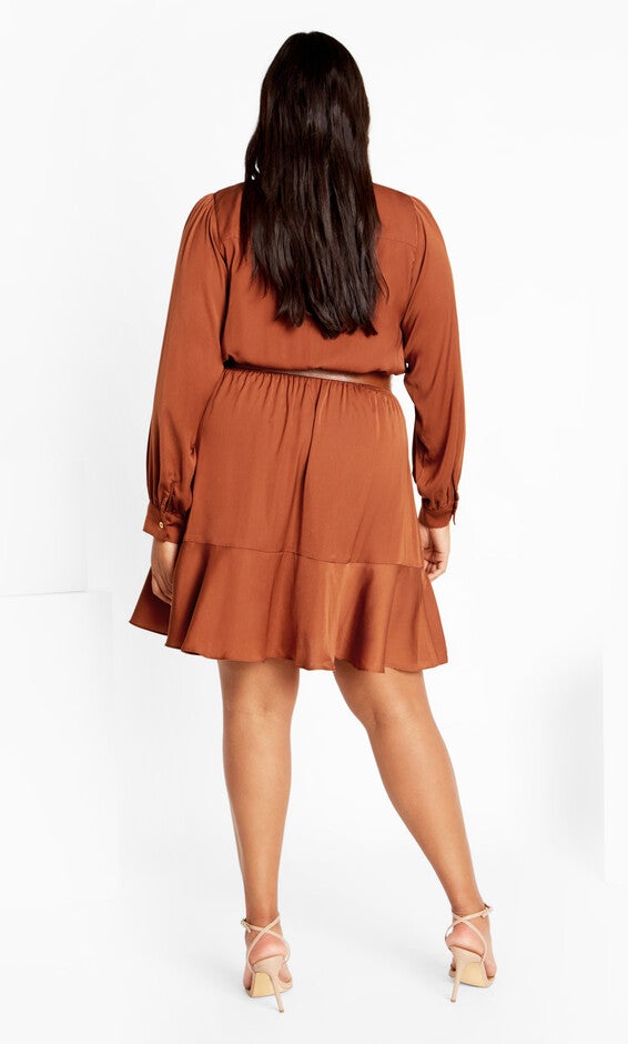 Oki Dress - copper, BROWN, alternate image number 1