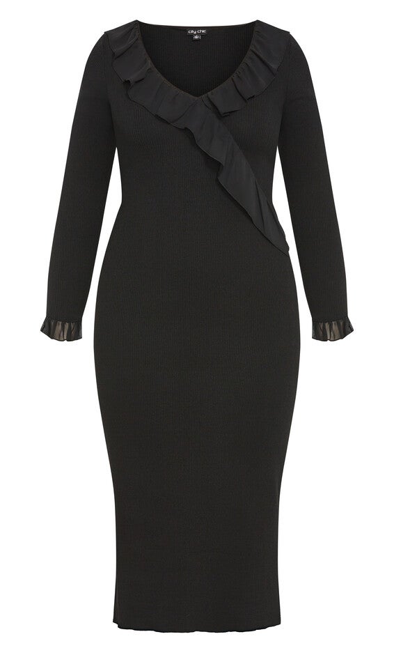 Auralie Dress - black, BLACK, alternate image number 5