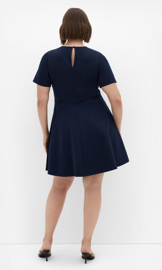 Cariline Dress - navy, NAVY, alternate image number 1