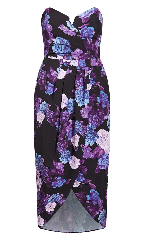 Hydrangea Maxi Dress - black, BLACK, alternate image number null