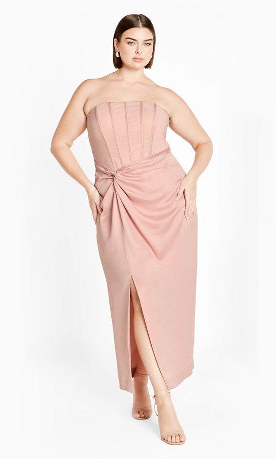 Leyla Maxi Dress - ballet pink, PINK, alternate image number null