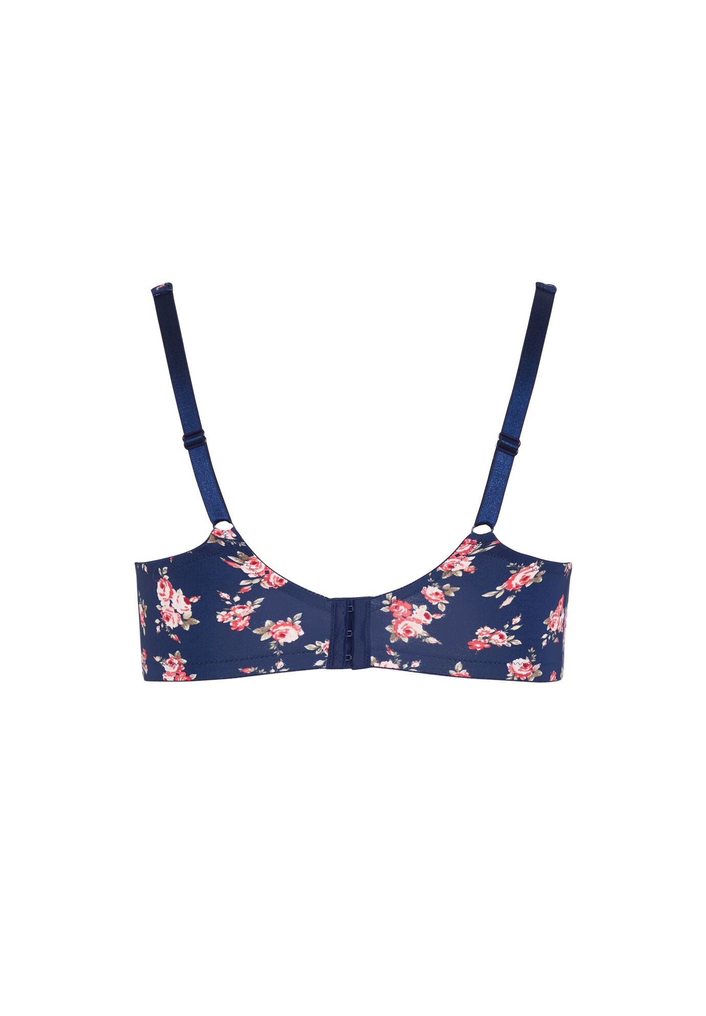 Soft Caress Print Bra, NAVY FLORAL, alternate image number 3