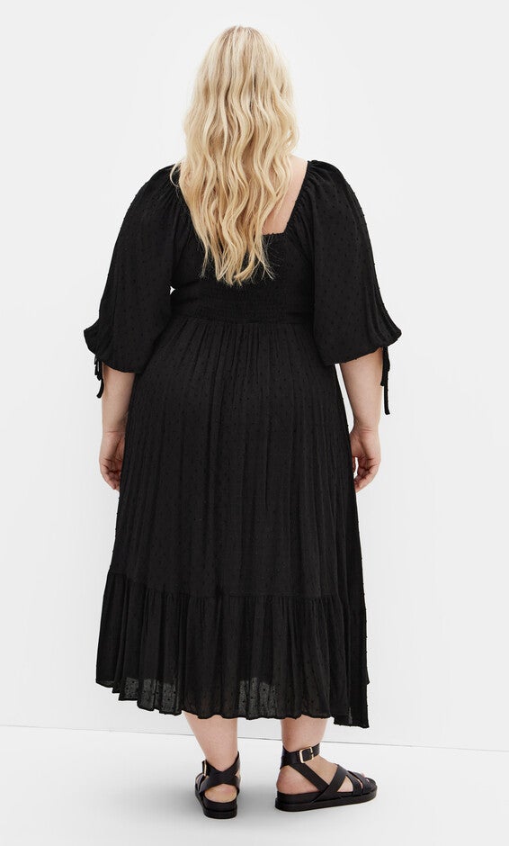 Ally Dress - black, BLACK, alternate image number null