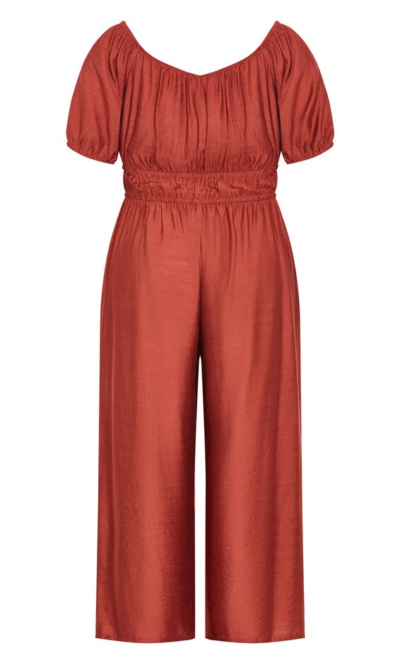 Erica Jumpsuit - cinnamon, BROWN, alternate image number null