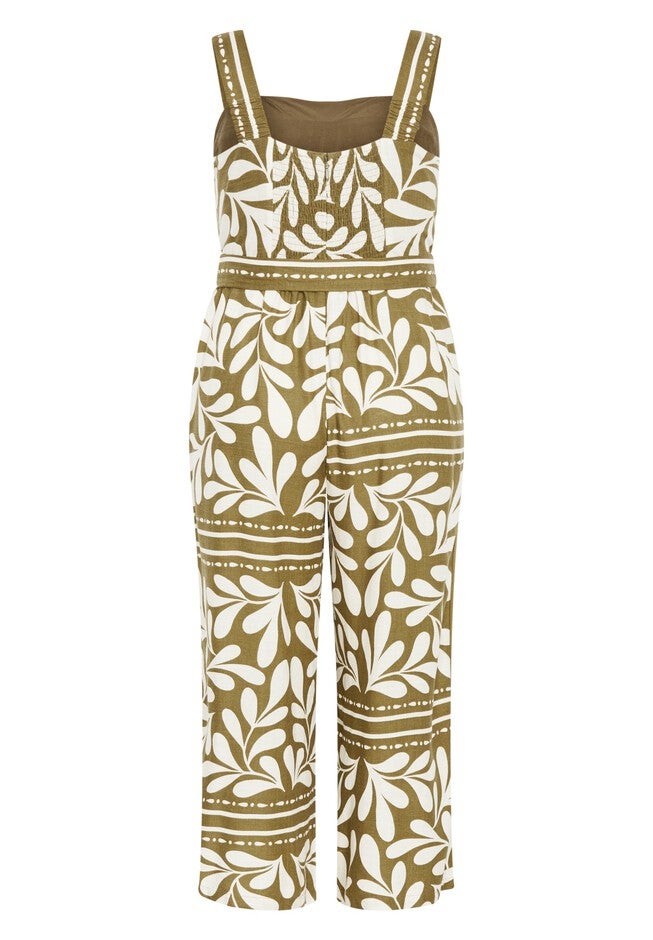 Modern Muse Jumpsuit - juniper, GREEN, alternate image number null