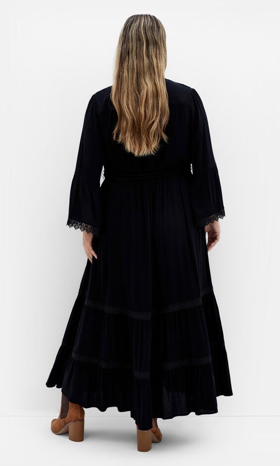 Camille Maxi Dress - black, BLACK, alternate image number 3