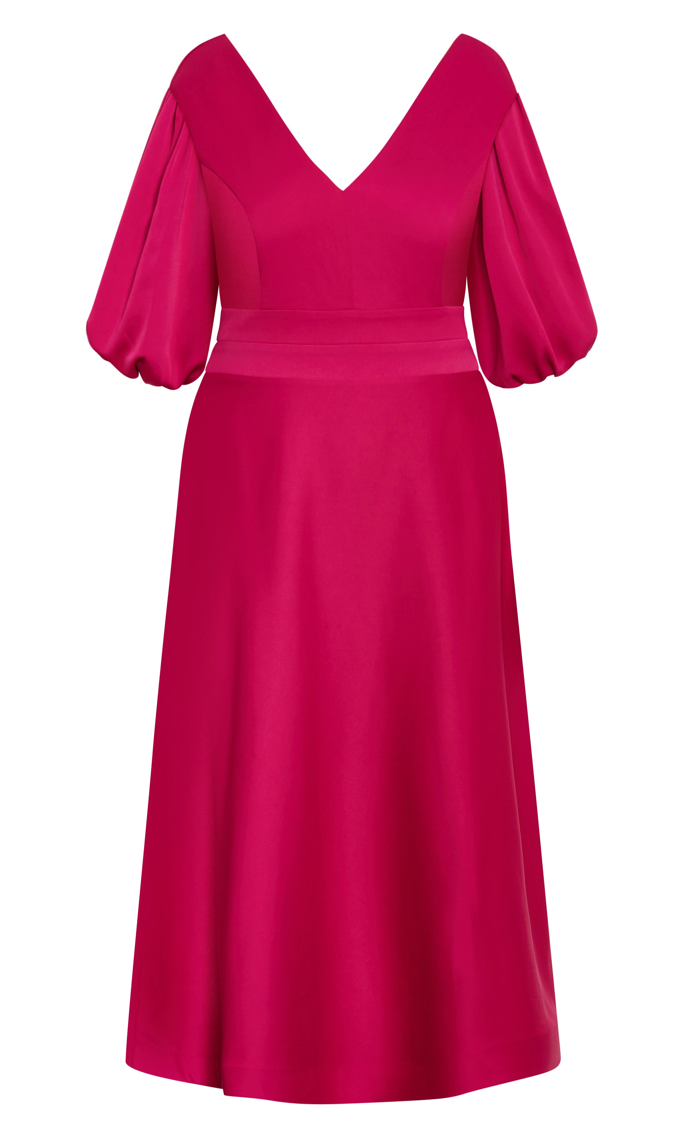 Lula Dress - lipstick pink, PINK, alternate image number 3