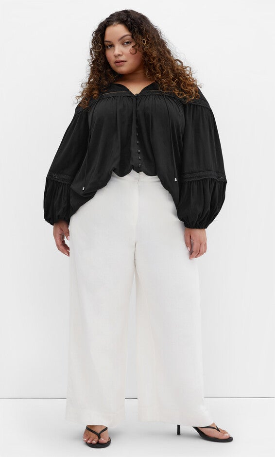 Averi Shirt - black, BLACK, alternate image number null