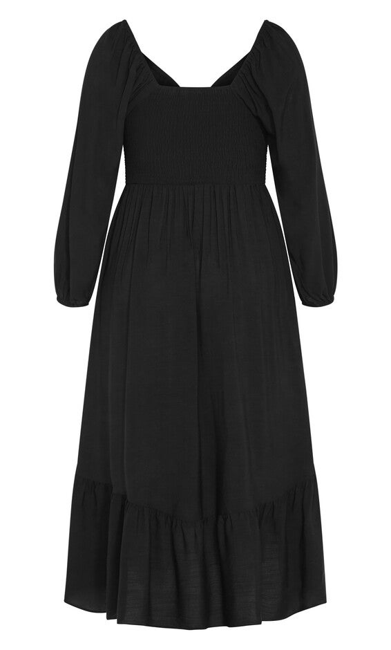 Gracie Dress - black, BLACK, alternate image number 3