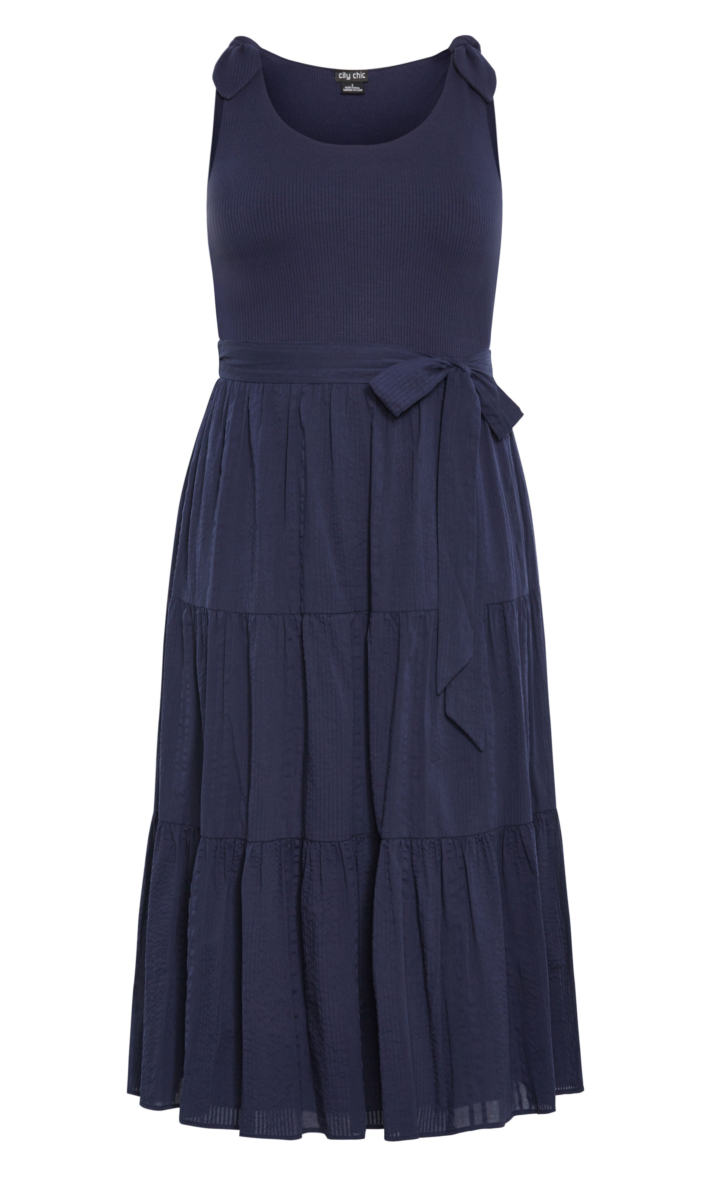 Hallie Dress - navy, BLUE, alternate image number 3