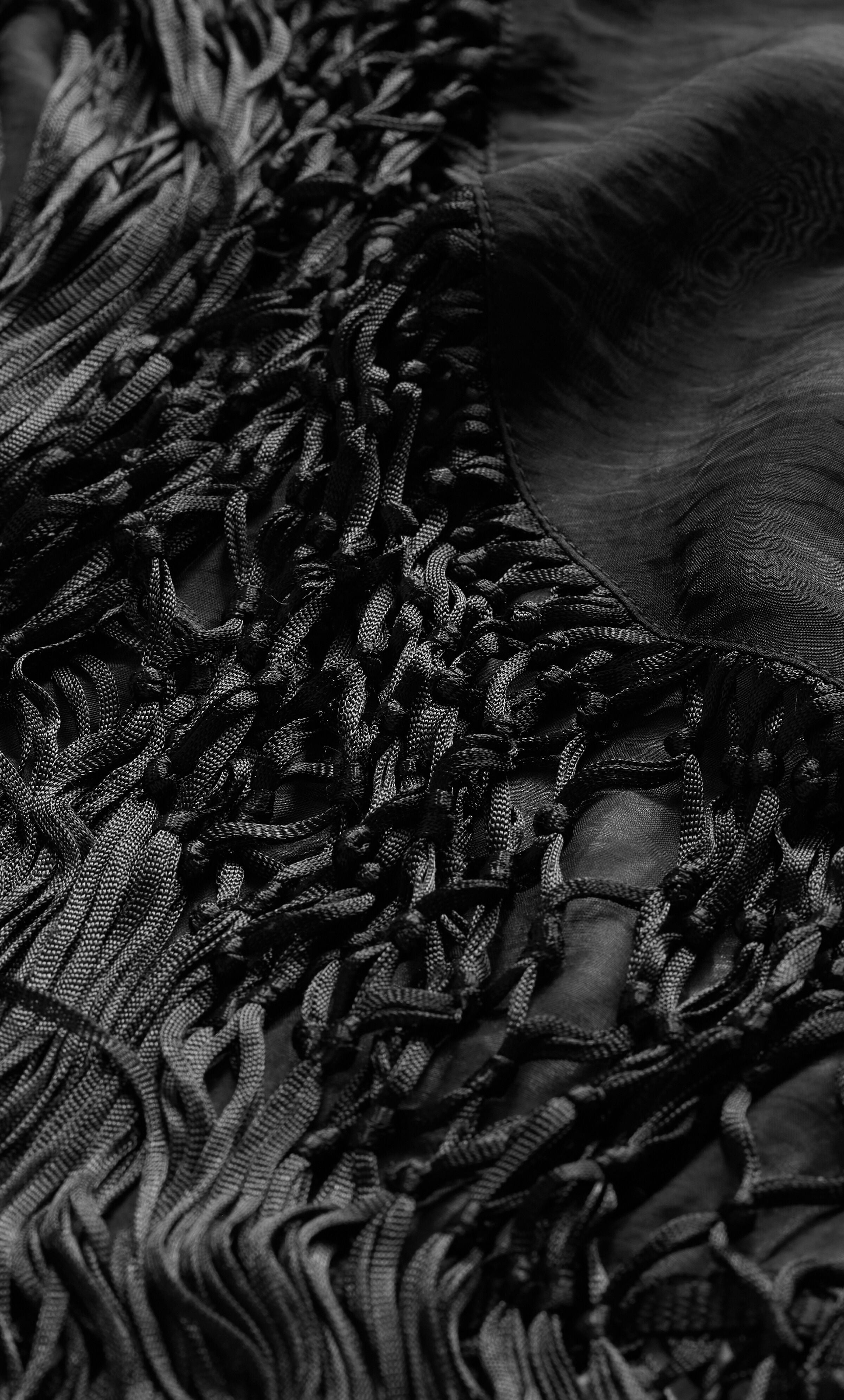 Calypso Fringe Jacket - black, BLACK, alternate image number 6