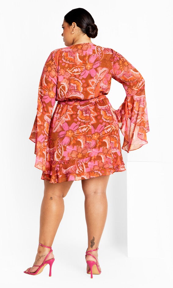 Lexi Dress - orange, FREEHAND, alternate image number null