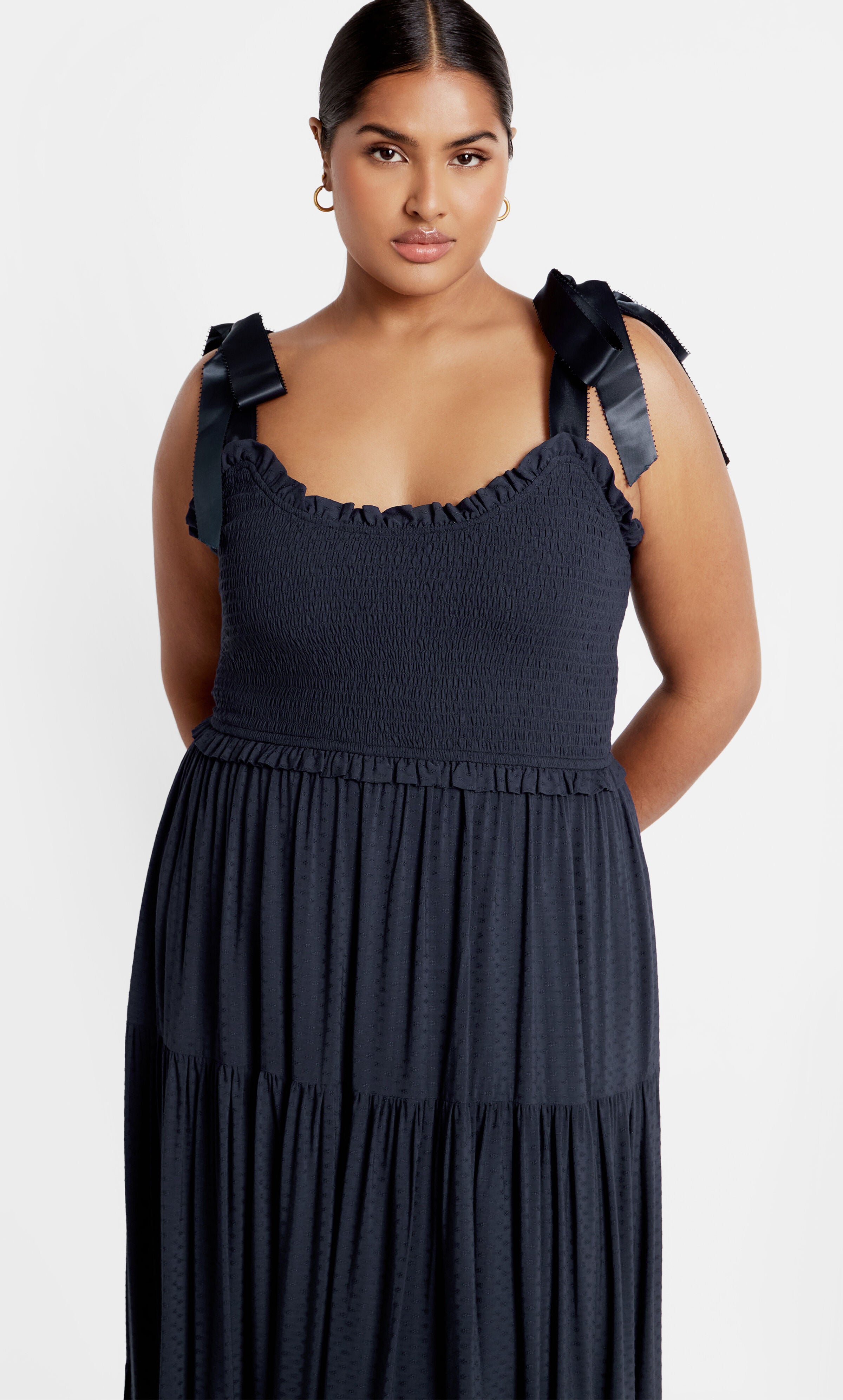 Cosmopolitan Maxi Dress - navy, BLUE, alternate image number 1