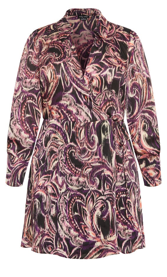 Zelda Dress - plum, PURPLE, alternate image number 3