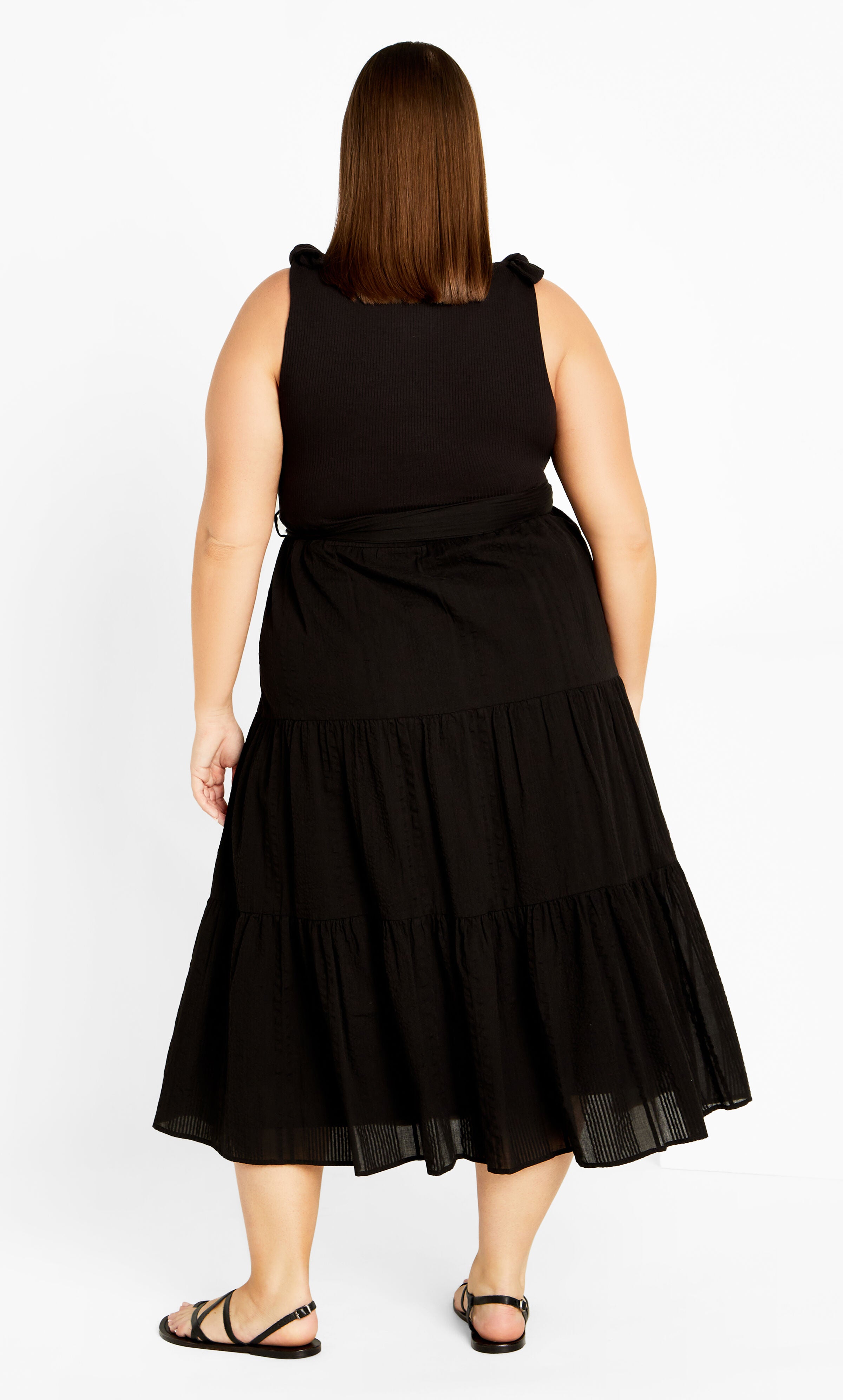 Hallie Dress - black, BLACK, alternate image number 1
