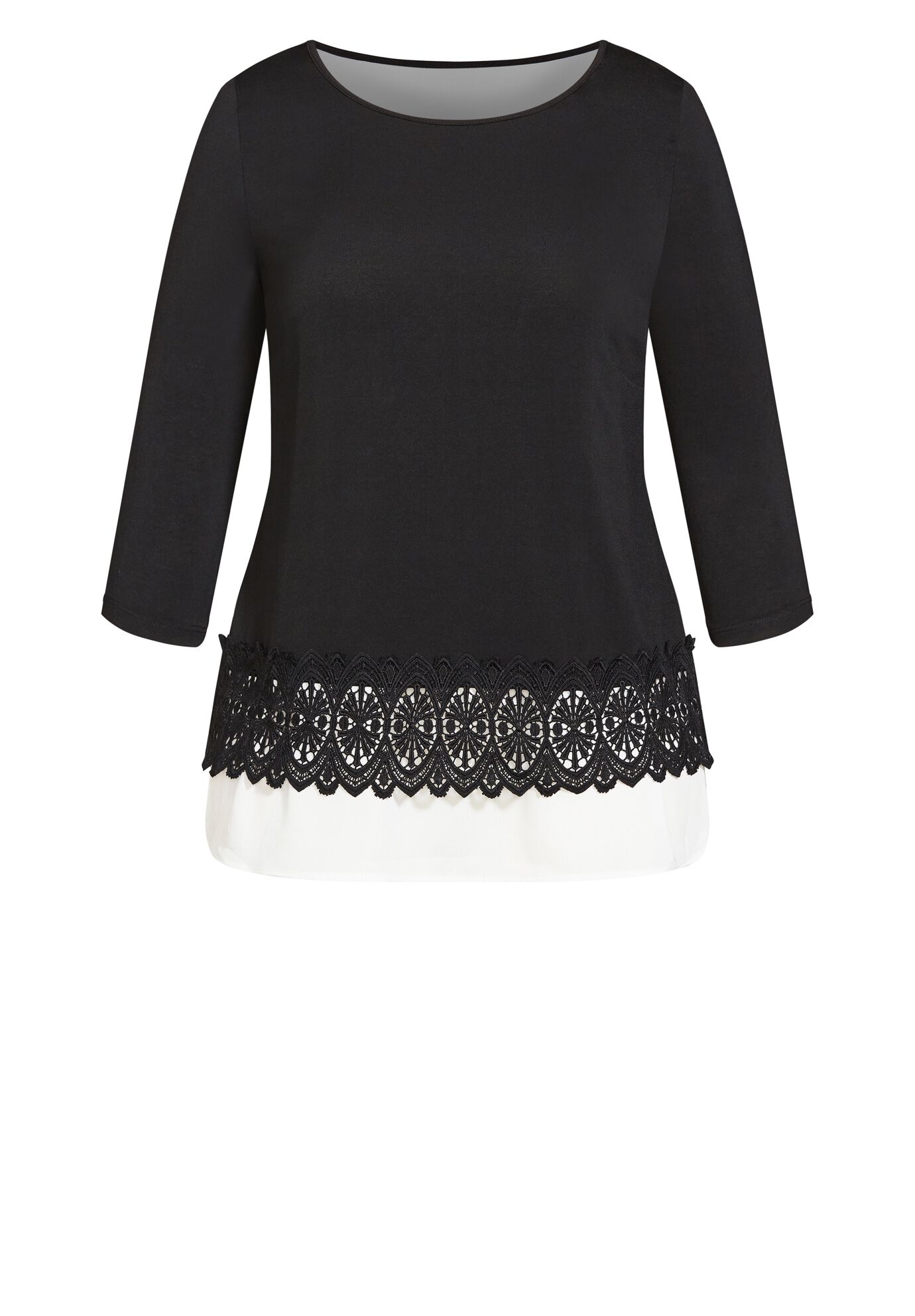 Inta Lace Top, BLACK, alternate image number 4