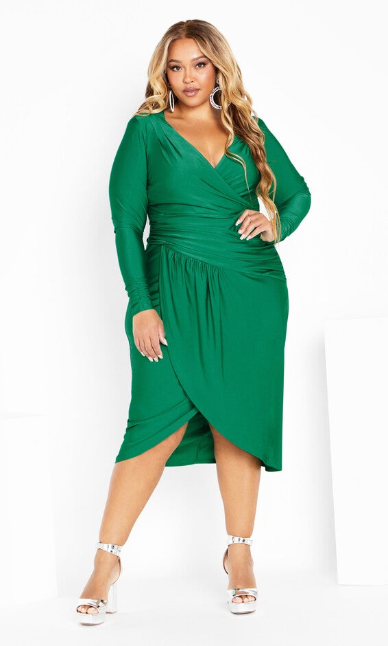 Marissa Dress - greenstone, GREEN, alternate image number 1