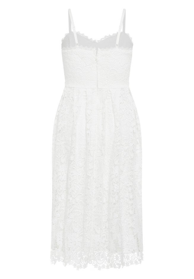 Scarlet Lace Dress - ivory, WHITE, alternate image number null