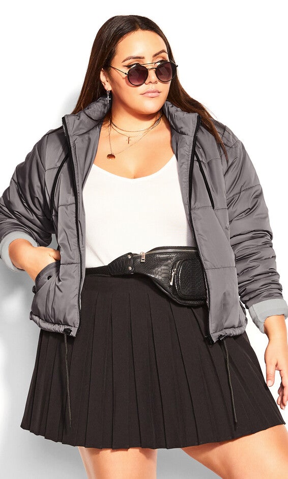 Streetwise Puffer Jacket - platinum, GREY, hi-res image number null