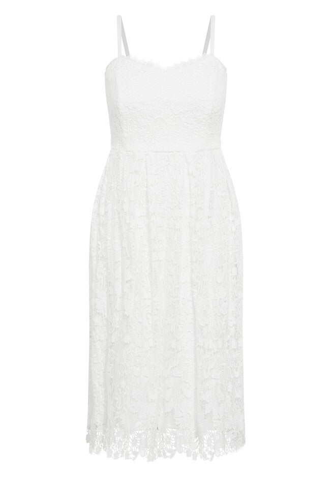 Scarlet Lace Dress - ivory, WHITE, alternate image number null