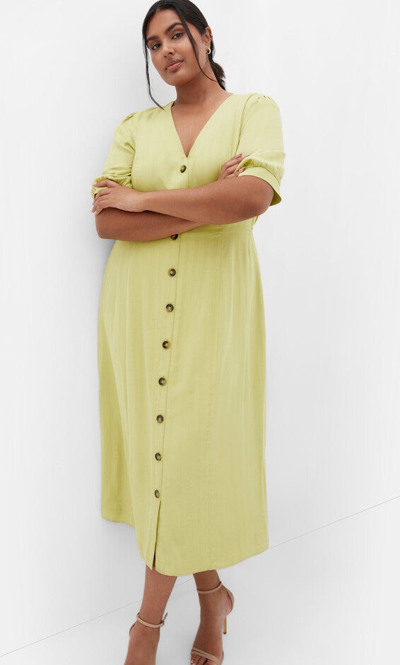 Charli Dress - light khaki, YELLOW, alternate image number null
