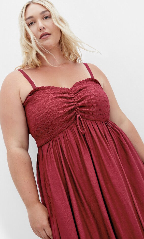 Maui Maxi Dress - shiraz, RED, alternate image number null