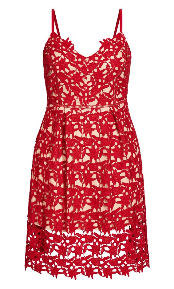So Fancy Dress - scarlet, RED, alternate image number null