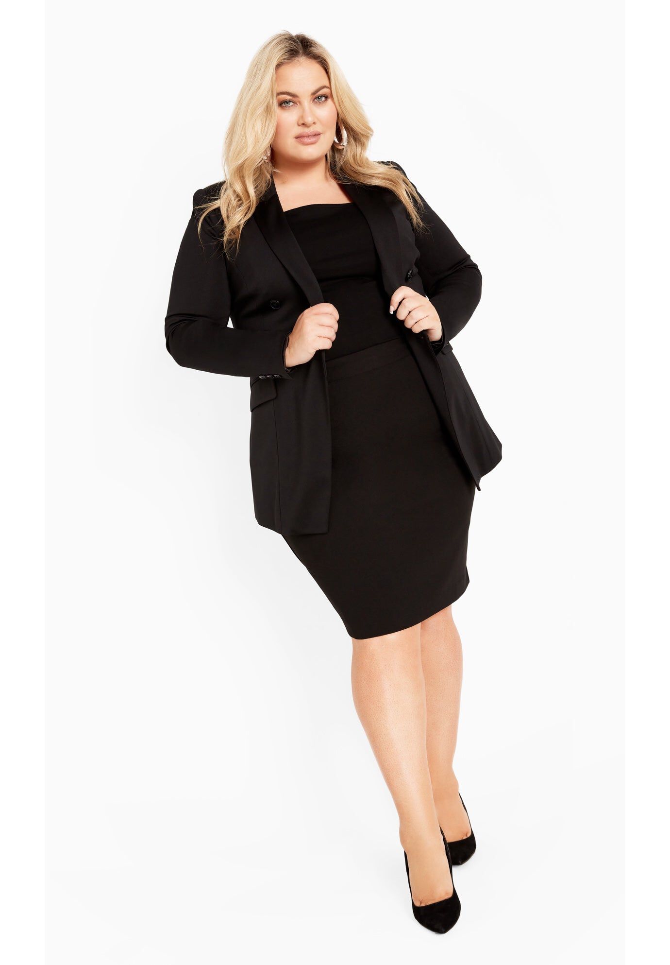 Pia Pencil Skirt, BLACK, hi-res image number 0