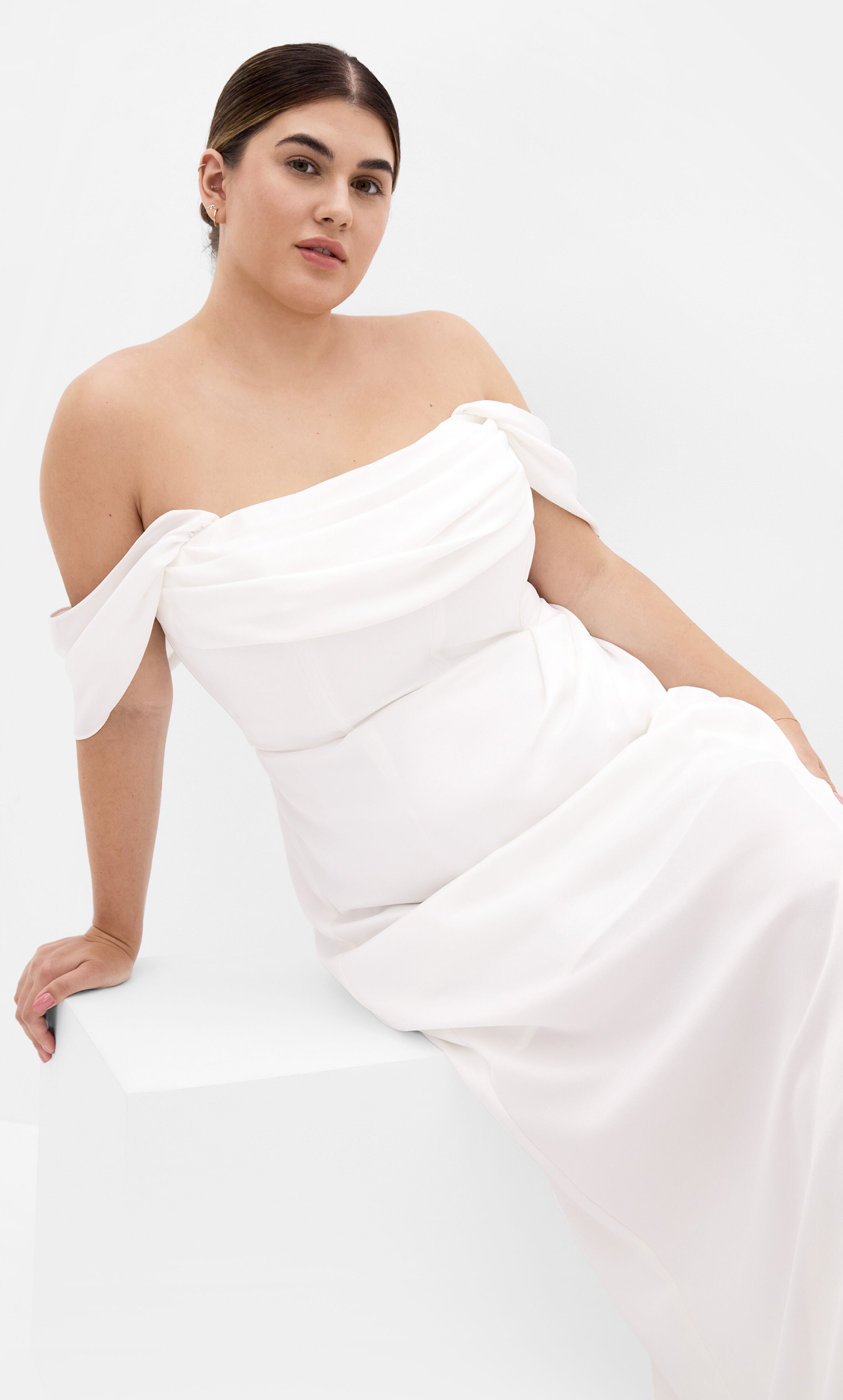 Forbidden Love Maxi Dress - ivory, WHITE, alternate image number 1