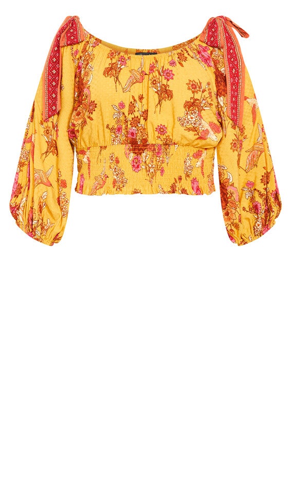 Venice Top - sunflower, YELLOW, alternate image number null