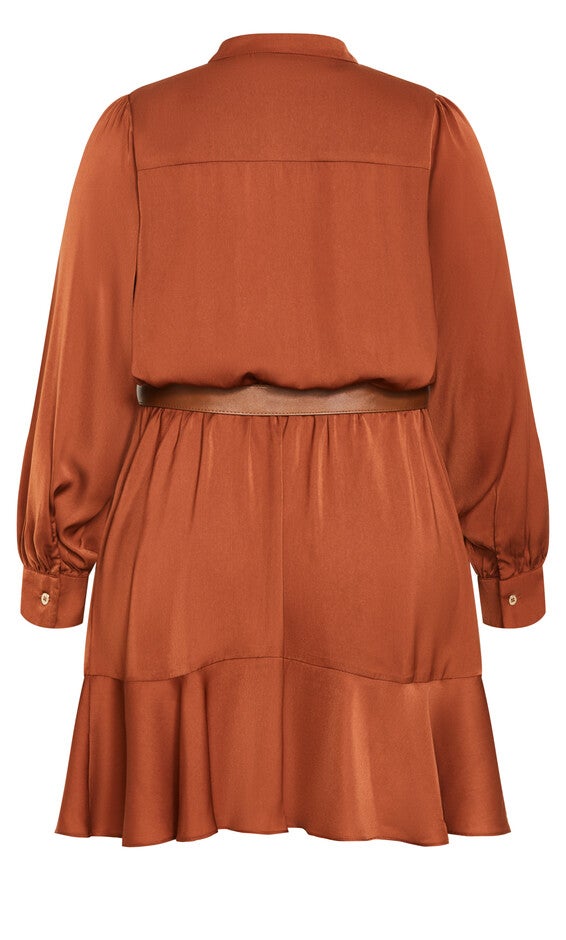 Oki Dress - copper, BROWN, alternate image number 4