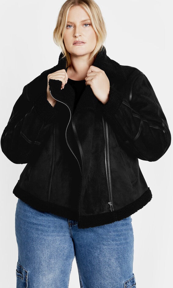 Sherpa Hunter Jacket - black, BLACK, alternate image number null